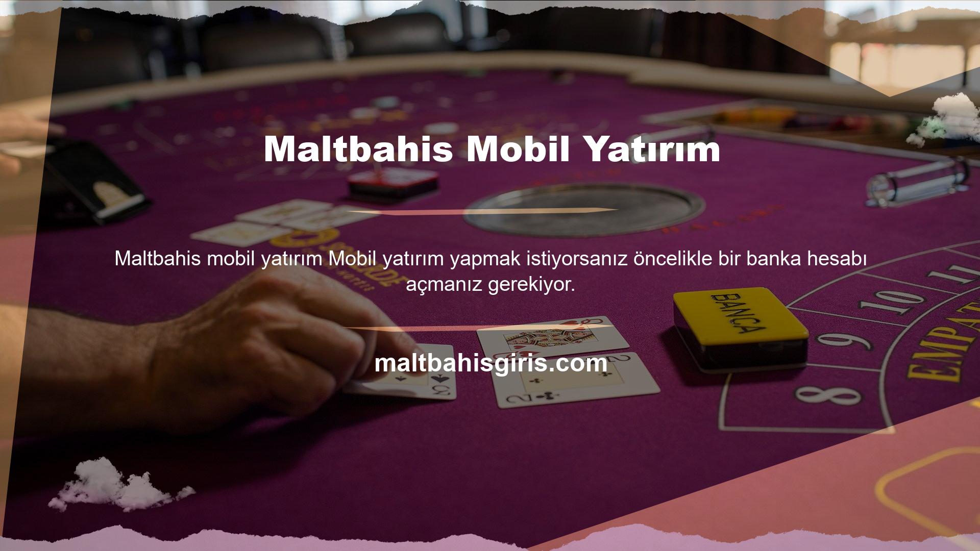 Maltbahis mobil yatırım