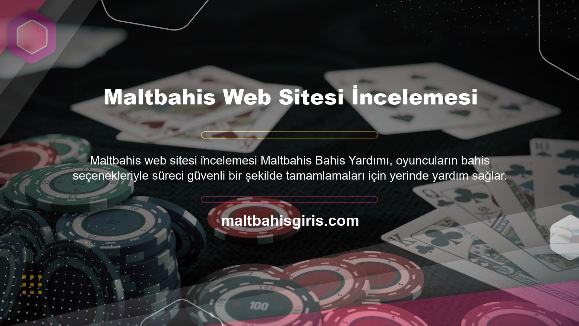 Maltbahis Web Sitesi İncelemesi