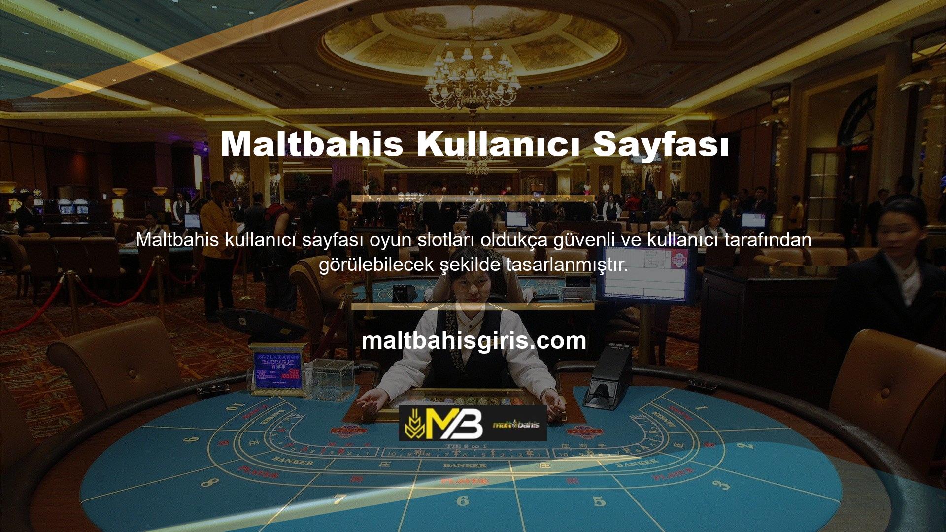 Web sitemizdeki Maltbahis slot sayfasında güvenle oynayabileceğinizi garanti ediyoruz